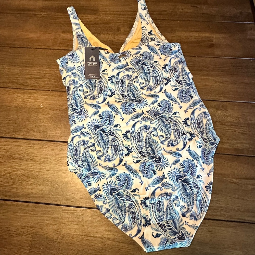 Cabana Life Charleston Wrap One Piece Swim Suit size S and M - Picture 8 of 10